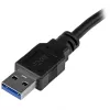 StarTech.com Adaptador USB 3.1 a SATA de 2,5 pulgadas – USB 3.1 Gen 2 10 Gbit/s con UASP, convertidor externo de almacenamiento para HDD/SSD