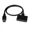StarTech.com Adaptador USB 3.1 a SATA de 2,5 pulgadas – USB 3.1 Gen 2 10 Gbit/s con UASP, convertidor externo de almacenamiento para HDD/SSD