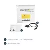 StarTech.com Adaptador USB 3.1 a SATA de 2,5 pulgadas – USB 3.1 Gen 2 10 Gbit/s con UASP, convertidor externo de almacenamiento para HDD/SSD