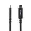 StarTech.com Cable USB-C a USB-C de 1,8 m – 5 A, 100 W PD 3.0 – Certificado para Chromebook – Certificado USB-IF – M/M – USB 3.0 5 Gbit/s – Cable de carga USB-C – Cable USB Type-C