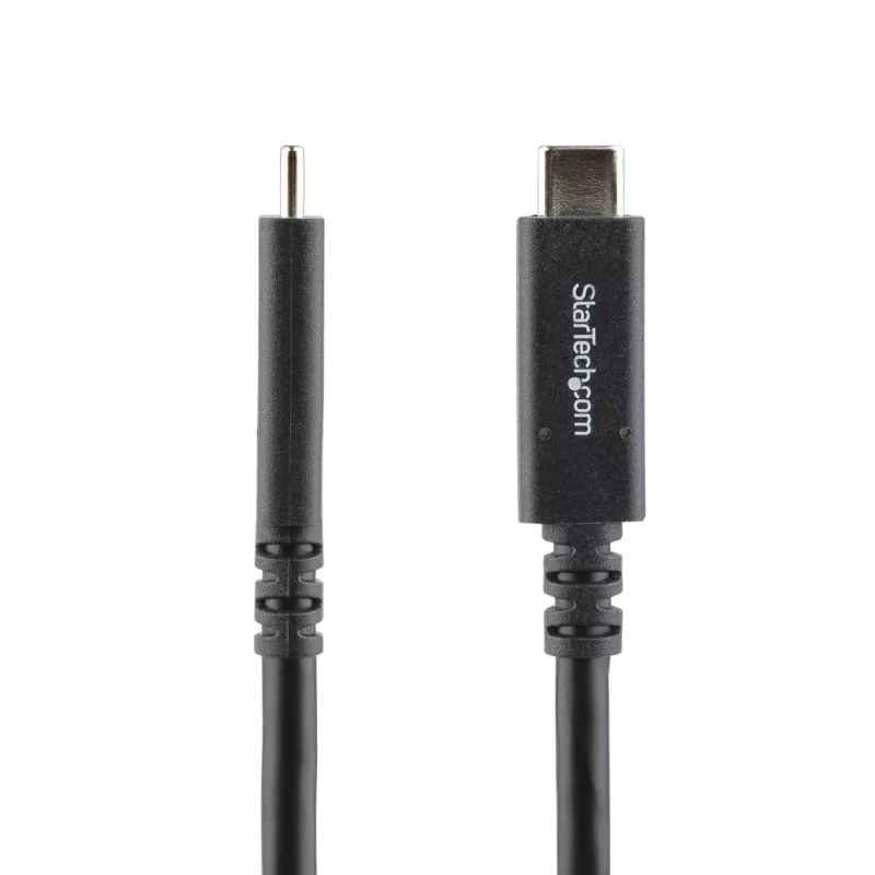 StarTech.com Cable USB-C a USB-C de 1,8 m – 5 A, 100 W PD 3.0 – Certificado para Chromebook – Certificado USB-IF – M/M – USB 3.0 5 Gbit/s – Cable de carga USB-C – Cable USB Type-C