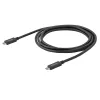StarTech.com Cable USB-C con Power Delivery (3A) – M/M – 2 m (6 ft.) – USB 3.0 – certificado por USB-IF