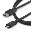 StarTech.com USB31AC1M cable de USB-A a USB-C, macho/macho, USB 3.1, 10 Gbps, 1 m (3 ft), negro