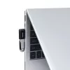 StarTech.com Adaptador USB-C a USB-A en ángulo, USB 5 Gbit/s, adaptador compacto de conector macho USB-C a conector hembra USB-A, carcasa metálica, macho/hembra