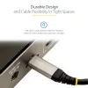StarTech.com Cable USB-C de 3ft (1m) 10 Gbit/s – Cable USB-C certificado por USB-IF – Cable USB 3.1 Type-C – Carga Power Delivery de 100W (5A), DP Alt Mode – Cable USB-C a C – Carga y sincronización