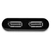 StarTech.com Adaptador USB 3.0 a doble DisplayPort – 4K 60 Hz, 3.2 Gen 1 (3.1 Gen 1), USB Type-A, salida DisplayPort, 4096 x 2160 píxeles