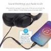 StarTech.com USBCAUDIO2 adaptador de audio de USB-C a 3,5 mm TRRS para auriculares/auriculares con micrófono, DAC de 32 bits, compatible con Thunderbolt, 12,7 cm, negro