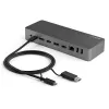 StarTech.com Cable USB-C de 3ft (1m) con adaptador dongle USB-A – Cable USB-C híbrido 2 en 1 con USB-A – USB-C a USB-C (10 Gbit/s/100W PD), USB-A a USB-C (5 Gbit/s) – Ideal para estaciones de acoplamiento híbridas
