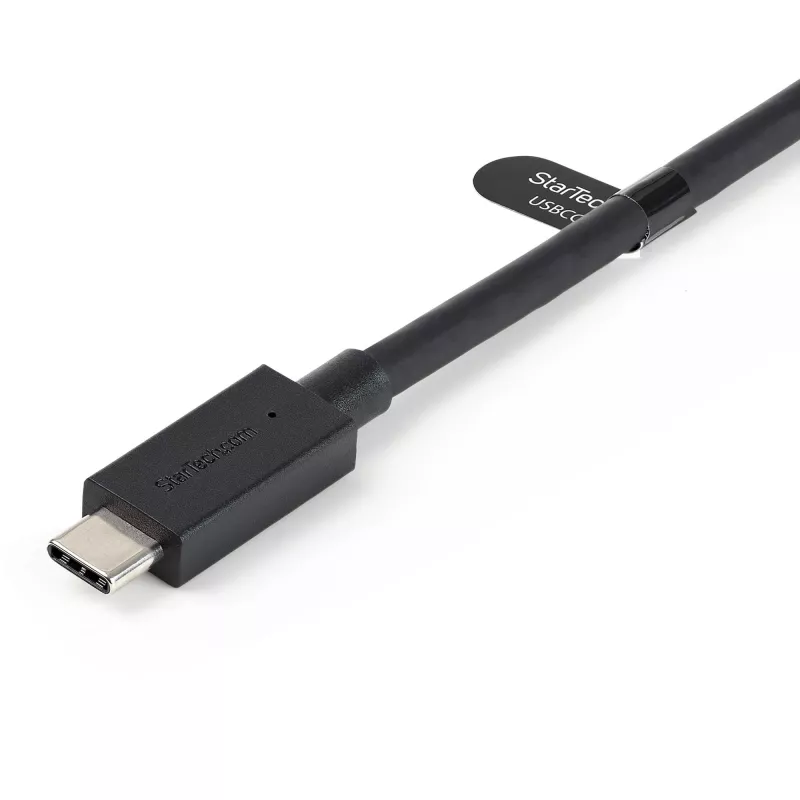 StarTech.com Cable USB-C de 3ft (1m) con adaptador dongle USB-A – Cable USB-C híbrido 2 en 1 con USB-A – USB-C a USB-C (10 Gbit/s/100W PD), USB-A a USB-C (5 Gbit/s) – Ideal para estaciones de acoplamiento híbridas