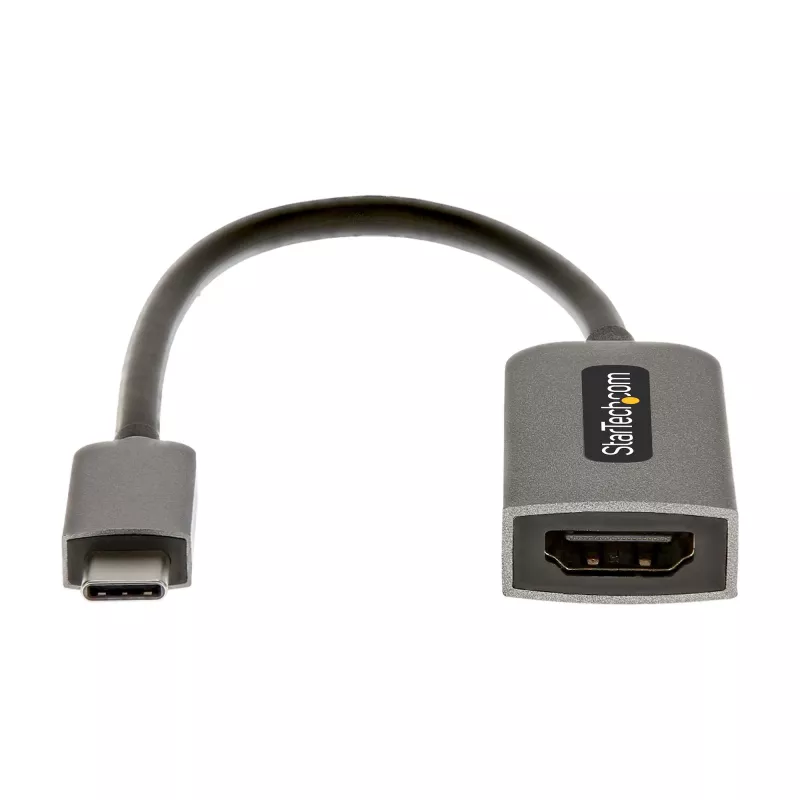 StarTech.com Adaptador USB-C a HDMI, vídeo 4K 60 Hz, HDR10, dongle USB-C a monitor HDMI, compatible con USB4 / Thunderbolt