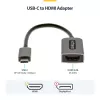 StarTech.com Adaptador USB-C a HDMI, vídeo 4K 60 Hz, HDR10, dongle USB-C a monitor HDMI, compatible con USB4 / Thunderbolt