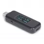 StarTech.com Probador de potencia USB-C, multímetro digital, medidor de voltaje y corriente bidireccional, hasta 240W PD EPR, probador medidor de potencia portátil para cables y puertos USB-C
