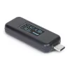 StarTech.com Probador de potencia USB-C, multímetro digital, medidor de voltaje y corriente bidireccional, hasta 240W PD EPR, probador medidor de potencia portátil para cables y puertos USB-C