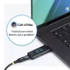 StarTech.com Probador de potencia USB-C, multímetro digital, medidor de voltaje y corriente bidireccional, hasta 240W PD EPR, probador medidor de potencia portátil para cables y puertos USB-C