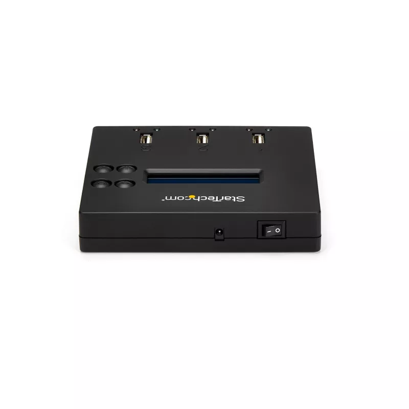 StarTech.com Duplicador y borrador de memorias USB independiente de 1 a 2, copiador de unidades flash USB múltiples, copia de sistema y archivos y de unidad completa a 1,5 GB/min, borrado simple y de 3 pasadas, pantalla LCD – TAA