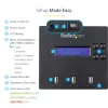 StarTech.com Duplicador y borrador de memorias USB independiente de 1 a 2, copiador de unidades flash USB múltiples, copia de sistema y archivos y de unidad completa a 1,5 GB/min, borrado simple y de 3 pasadas, pantalla LCD – TAA