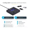 StarTech.com Duplicador y borrador de memorias USB independiente de 1 a 2, copiador de unidades flash USB múltiples, copia de sistema y archivos y de unidad completa a 1,5 GB/min, borrado simple y de 3 pasadas, pantalla LCD – TAA
