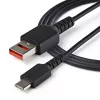 StarTech.com Cable de carga segura de 3 ft (1 m) – Cable de solo carga bloqueador de datos USB-A a USB-C – Cable de carga sin datos solo alimentación para teléfono/tableta – Cable adaptador de protección USB bloqueador de datos
