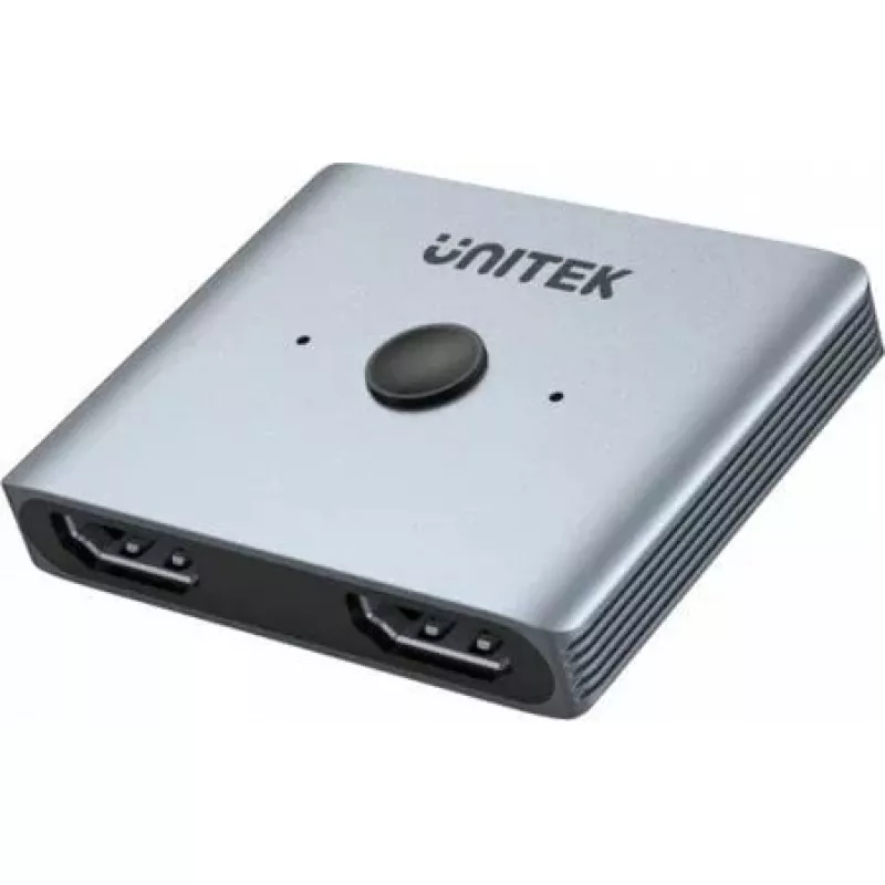 Switch HDMI Unitek V1163A 2x1 8K 60 Hz — 2 entradas a 1 salida