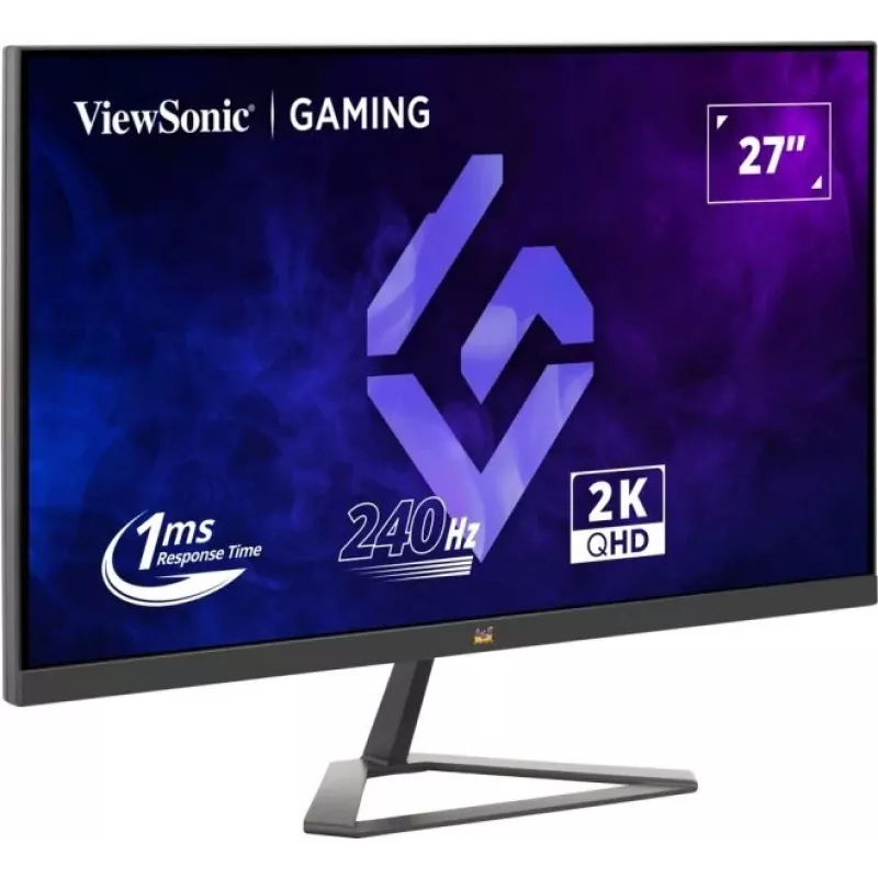 ViewSonic VX2758A-2K-PRO-3 monitor gaming de 27 pulgadas (68,6 cm), IPS, 2560 x 1440 QHD, 240 Hz, 1 ms, FreeSync Premium, HDR400, 2x HDMI 2.1, DisplayPort, negro