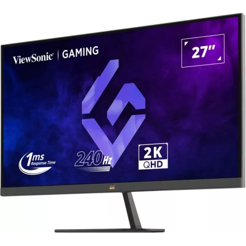 ViewSonic VX2758A-2K-PRO-3 monitor gaming de 27 pulgadas (68,6 cm), IPS, 2560 x 1440 QHD, 240 Hz, 1 ms, FreeSync Premium, HDR400, 2x HDMI 2.1, DisplayPort, negro