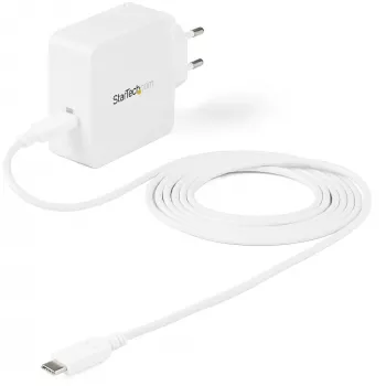 StarTech.com cargador de pared USB C - cargador USB C para portátil 60W PD - cable de 2m - fuente de alimentación Type-C compacta universal - Dell XPS/Lenovo X1 Carbon/HP EliteBook/MacBook - certificado USB-IF/CE