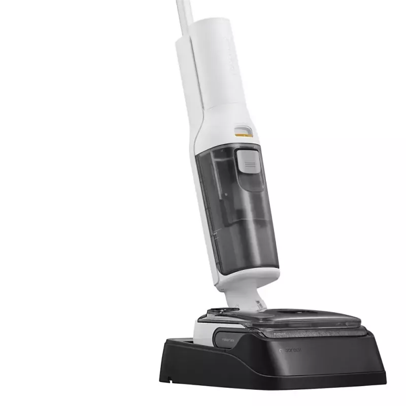 Roborock F25 RT aspiradora y fregadora inalámbrica de sólidos y líquidos, depósito de 0,87 l de agua limpia / 0,72 l de agua sucia, hasta 40 min, blanca