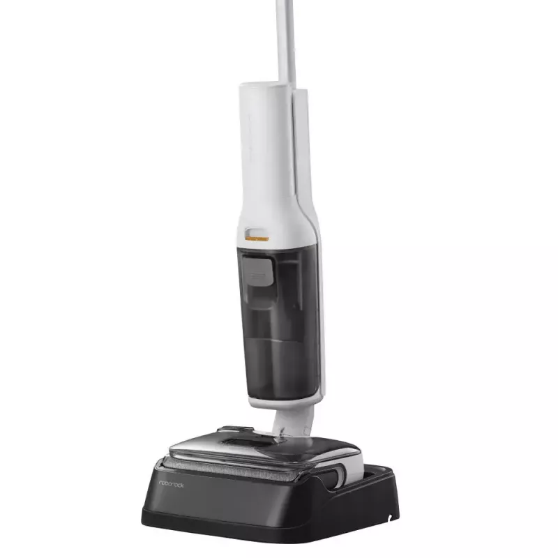 Roborock F25 RT aspiradora y fregadora inalámbrica de sólidos y líquidos, depósito de 0,87 l de agua limpia / 0,72 l de agua sucia, hasta 40 min, blanca