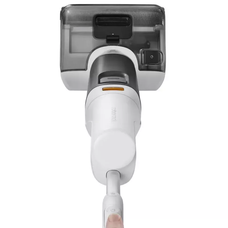 Roborock F25 RT aspiradora y fregadora inalámbrica de sólidos y líquidos, depósito de 0,87 l de agua limpia / 0,72 l de agua sucia, hasta 40 min, blanca