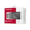 Axagon ACU-QC18 QC 3.0 1× SALIDA Cargador de pared 18W, Interior, AC, Negro
