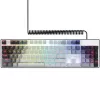 Teclado mecánico LORGAR Azar 514 Blanco con retroiluminación RGB, distribución ENG