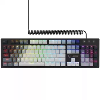 Teclado mecánico LORGAR Azar 514 Blanco con retroiluminación RGB, distribución ENG