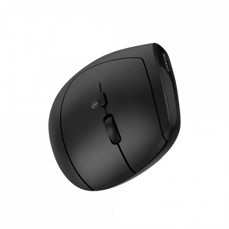 Ratón CANYON MW-25 ergonómico LED AA doble modo inalámbrico negro