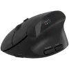 Ratón CANYON MW-25 ergonómico LED AA doble modo inalámbrico negro