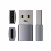 Adaptador de cable Satechi ST-TAUCM USB-A a USB-C gris