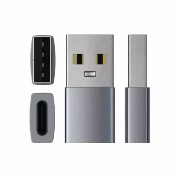 Adaptador de cable Satechi ST-TAUCM USB-A a USB-C gris