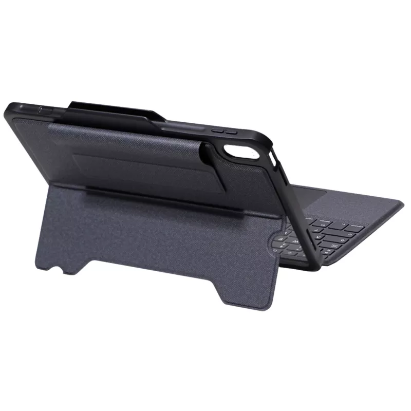 Teclado DEQSTER Rugged Touch 10,9″, QWERTZ, alemán, trackpad, Apple, Apple iPad 10,9 pulgadas (10.ª gen.), 27,7 cm (10,9 pulgadas)