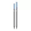 DEQSTER Pencil 2, tablet, Apple, azul, gris, Apple iPads desde 2018, gris, aluminio, policarbonato (PC), polioximetileno (POM)