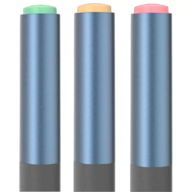 DEQSTER Pencil 2, tablet, Apple, azul, gris, Apple iPads desde 2018, gris, aluminio, policarbonato (PC), polioximetileno (POM)