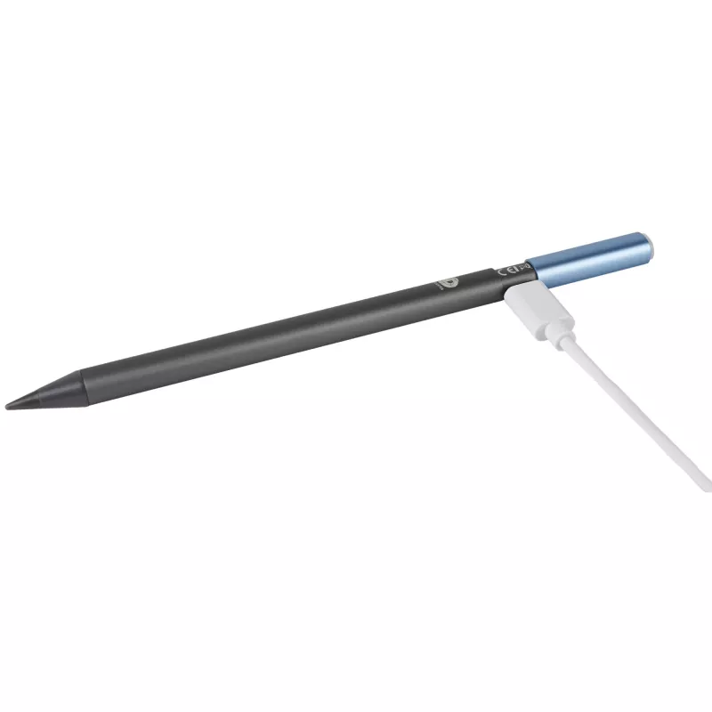 DEQSTER Pencil 2, tablet, Apple, azul, gris, Apple iPads desde 2018, gris, aluminio, policarbonato (PC), polioximetileno (POM)