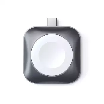 Estación de carga Satechi ST-TCMCAWM Smartwatch negro plata blanco aluminio