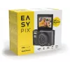 Easypix V64 Flip 20203 cámara digital compacta, 64 MP, vídeo 4K, pantalla abatible de 3 pulgadas, zoom digital 18x, WiFi