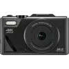 Easypix V64 Flip 20203 cámara digital compacta, 64 MP, vídeo 4K, pantalla abatible de 3 pulgadas, zoom digital 18x, WiFi