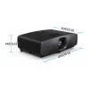 BenQ W2720i 9H.JSX77.57E proyector DLP para cine en casa, 4K, 4 LED, 3D, 2500 lúmenes