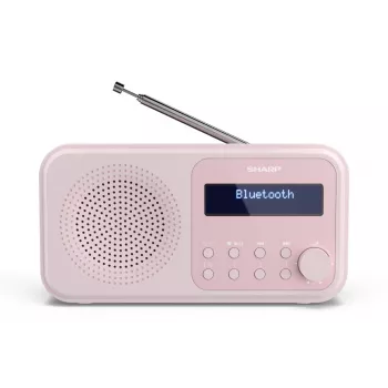 Radio portátil Sharp DR-P420 sintonizador digital DAB DAB+ FM rosa