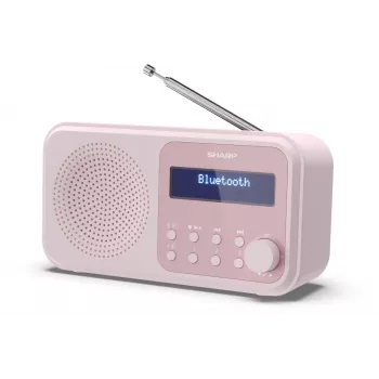 Radio portátil Sharp DR-P420 sintonizador digital DAB DAB+ FM rosa