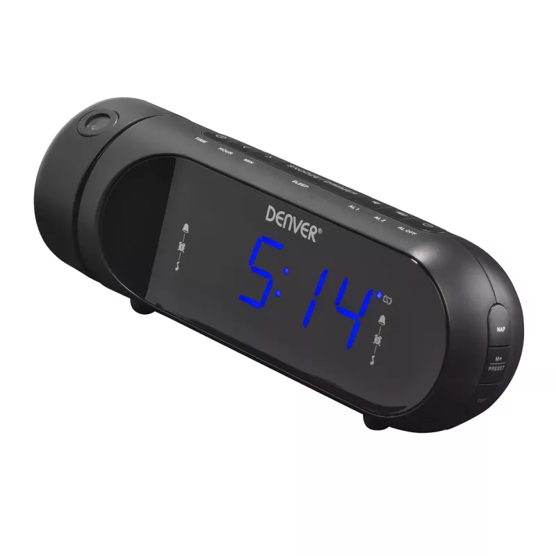 Despertador digital Denver CPR-700 Negro