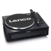 Lenco LS-430BK tocadiscos de correa con 4 altavoces integrados, Bluetooth, 40 W, 33/45 rpm, negro