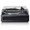 Lenco LS-430BK tocadiscos de correa con 4 altavoces integrados, Bluetooth, 40 W, 33/45 rpm, negro