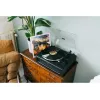 Lenco LS-430BK tocadiscos de correa con 4 altavoces integrados, Bluetooth, 40 W, 33/45 rpm, negro